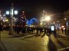 Святкування Нового року біля новорічної ялинки перед оперним театром